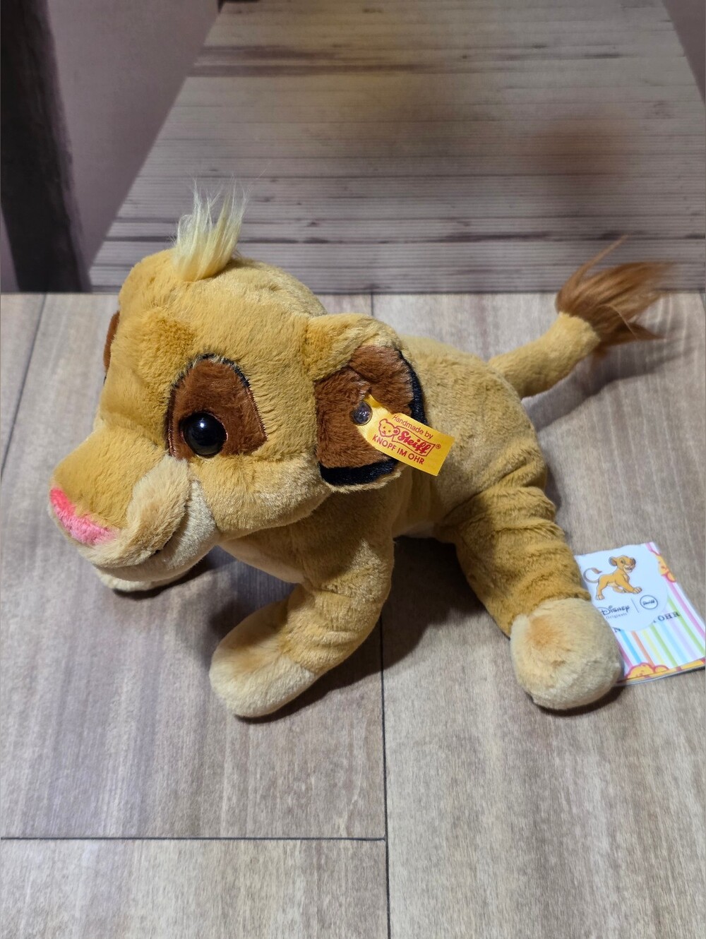 Steiff Disney Original Simba The Lion King washable baby safe soft toy